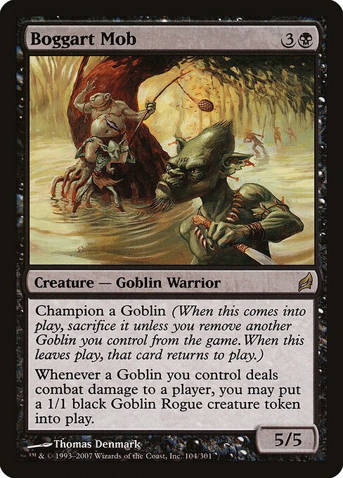 Boggart Mob card from LRW #104