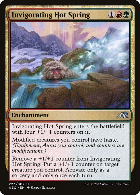 Invigorating Hot Spring card from NEO #223