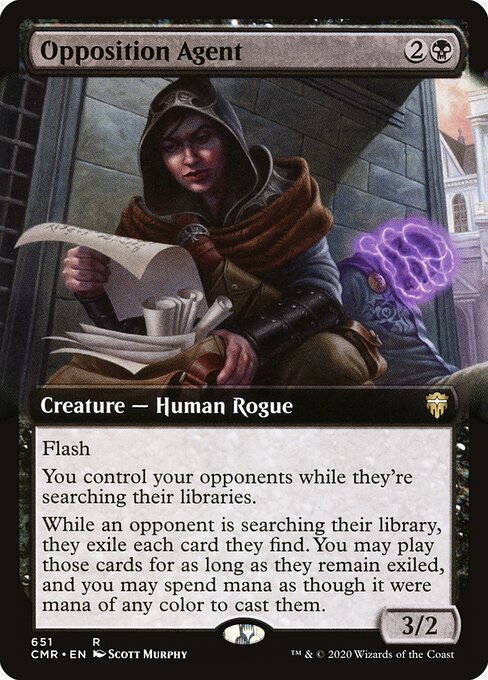 Opposition Agent card from CMR #651