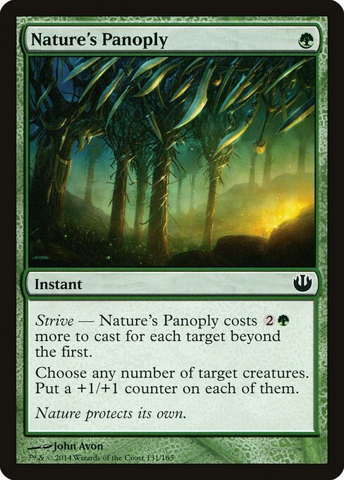 Nature's Panoply card from JOU #131