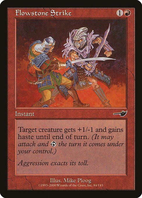 Flowstone Strike card from NMS #84