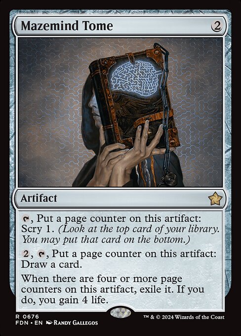 Mazemind Tome card from FDN #676