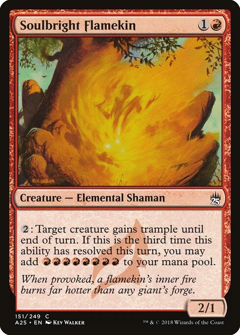 Soulbright Flamekin card from A25 #151