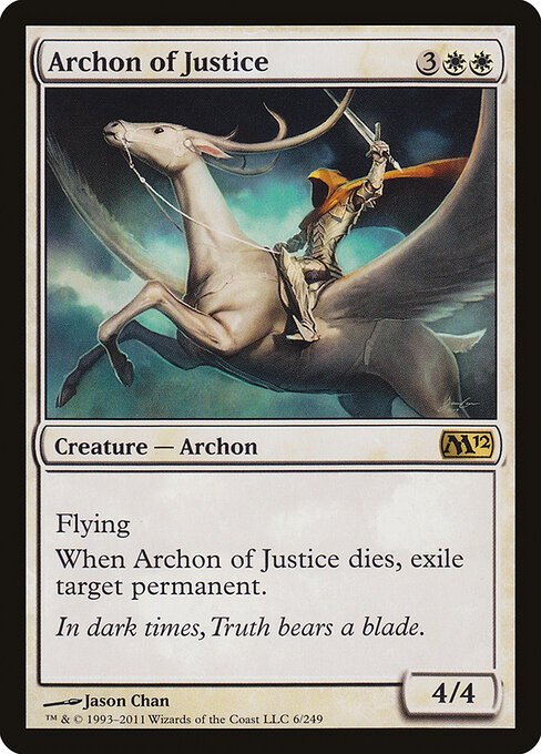 Archon of Justice card from M12 #6
