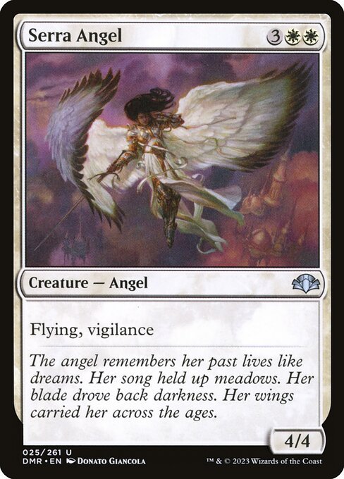 Serra Angel card from DMR #25