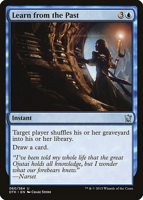 Learn from the Past card from DTK #60