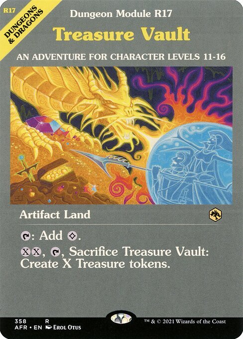 Treasure Vault card from AFR #358