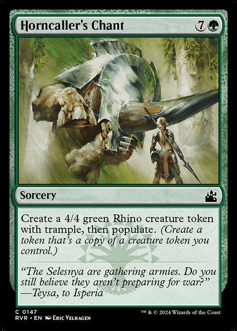 Horncaller's Chant card from RVR #147