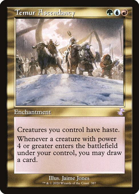 Temur Ascendancy card from TSR #387