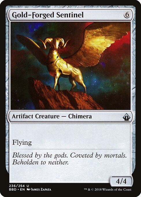Gold-Forged Sentinel card from BBD #236