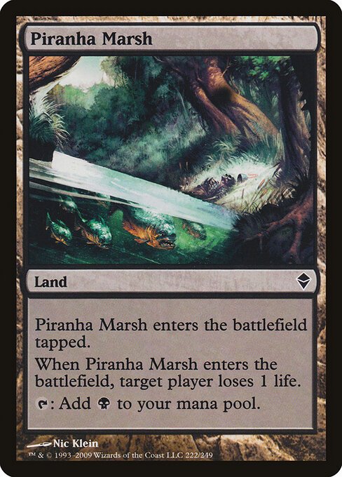 Piranha Marsh card from ZEN #222