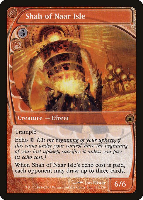 Shah of Naar Isle card from FUT #119