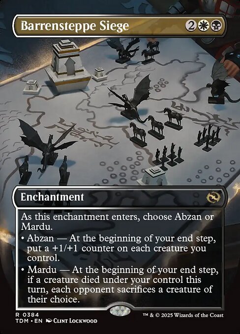Barrensteppe Siege card from TDM #384