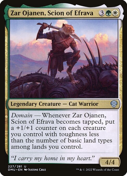 Zar Ojanen, Scion of Efrava card from DMU #227