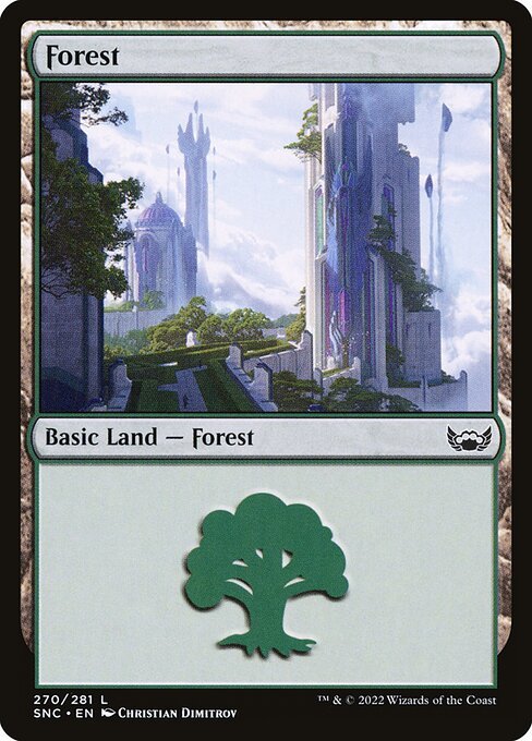 Forest (270) card from SNC #270