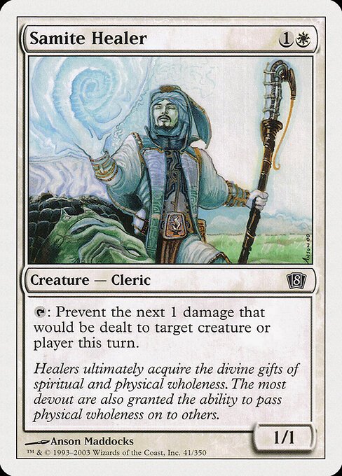 Samite Healer card from 8ED #41