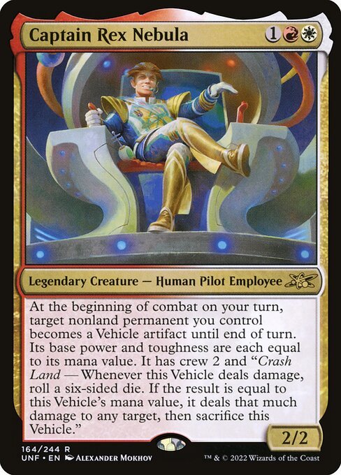 Captain Rex Nebula card from UNF #164