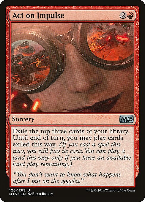 Act on Impulse card from M15 #126