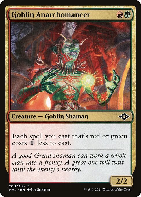Goblin Anarchomancer card from MH2 #200