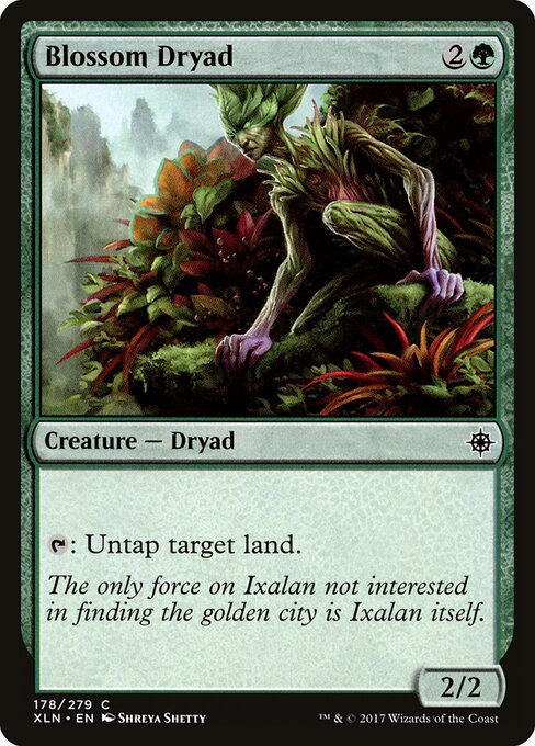 Blossom Dryad card from XLN #178