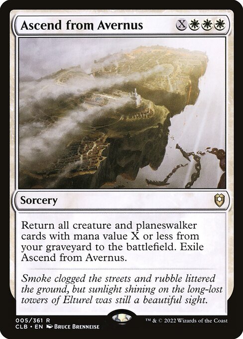 Ascend from Avernus card from CLB #5