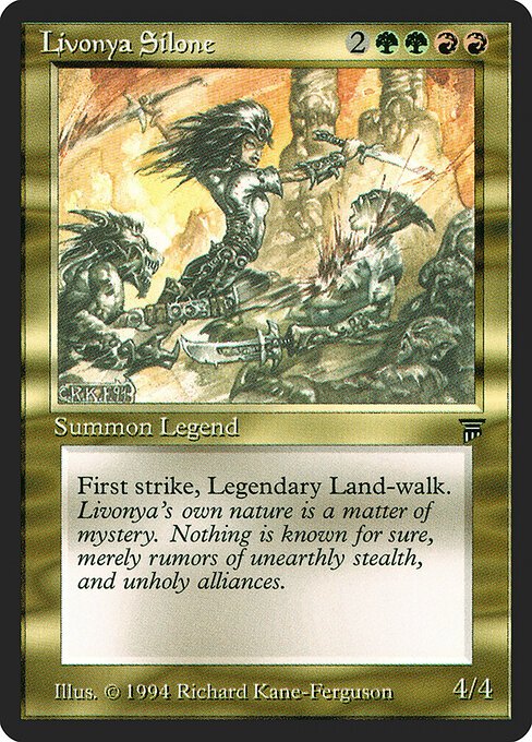 Livonya Silone card from LEG #product-3948