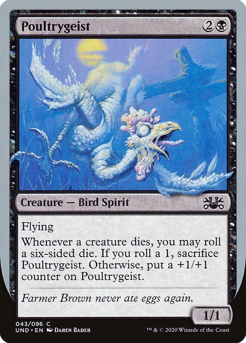 Poultrygeist card from UND #43