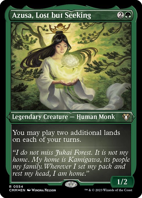 Azusa, Lost but Seeking card from CMM #554