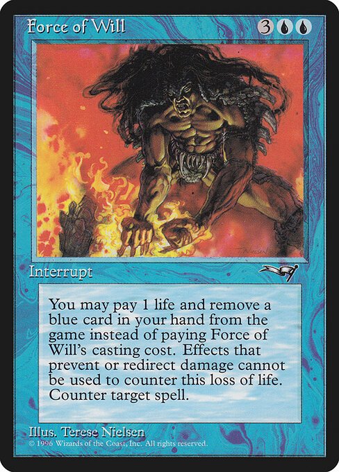 Force of Will card from ALL #42