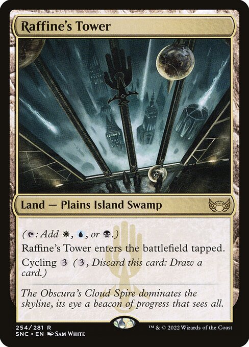 Raffine's Tower card from SNC #254