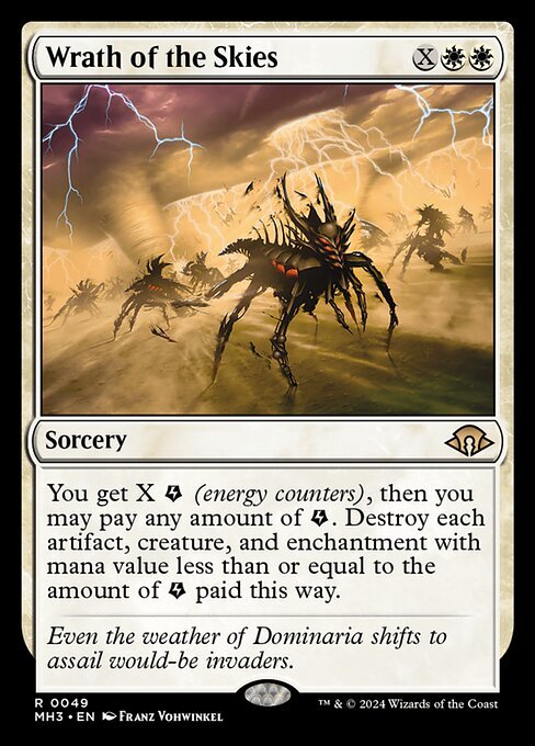 Wrath of the Skies card from MH3 #49
