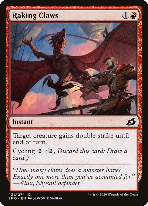 Raking Claws card from IKO #131