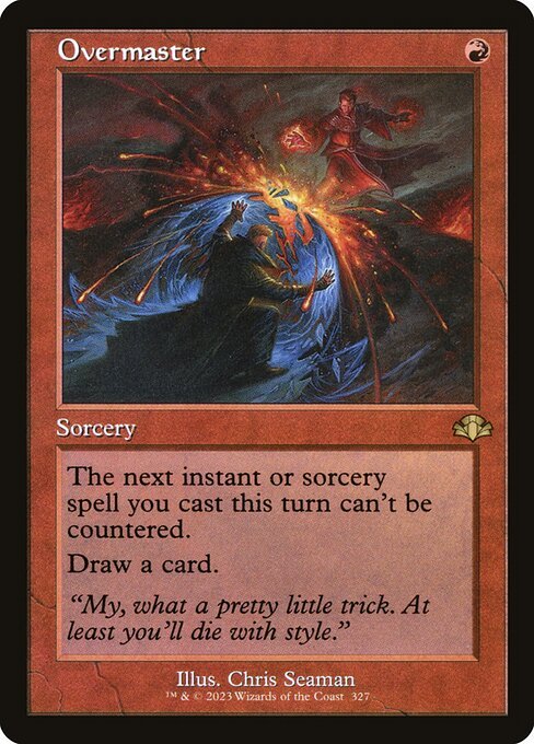 Overmaster card from DMR #327