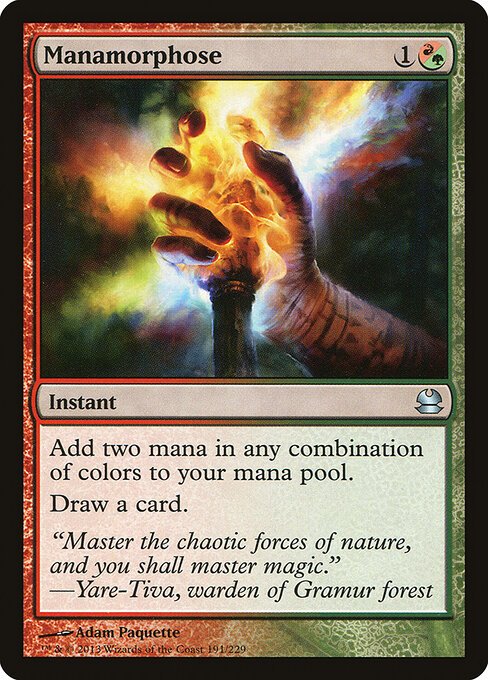 Manamorphose card from MMA #191