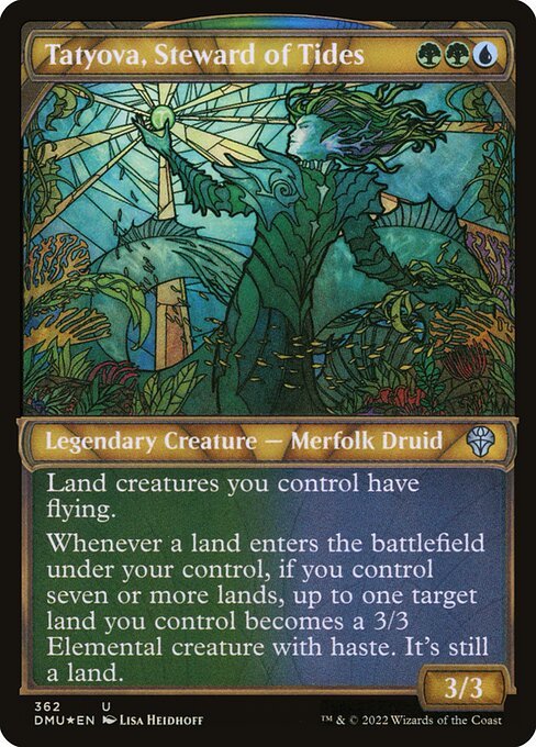 Tatyova, Steward of Tides card from DMU #362