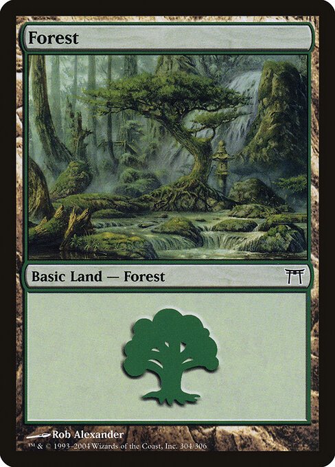 Forest (304) card from CHK #304