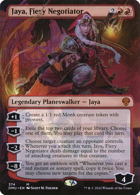 Jaya, Fiery Negotiator card from DMU #374