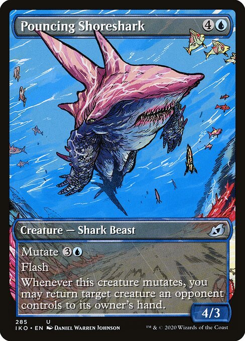 Pouncing Shoreshark card from IKO #285