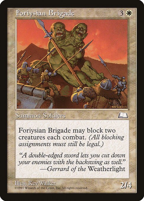 Foriysian Brigade card from WTH #product-6032