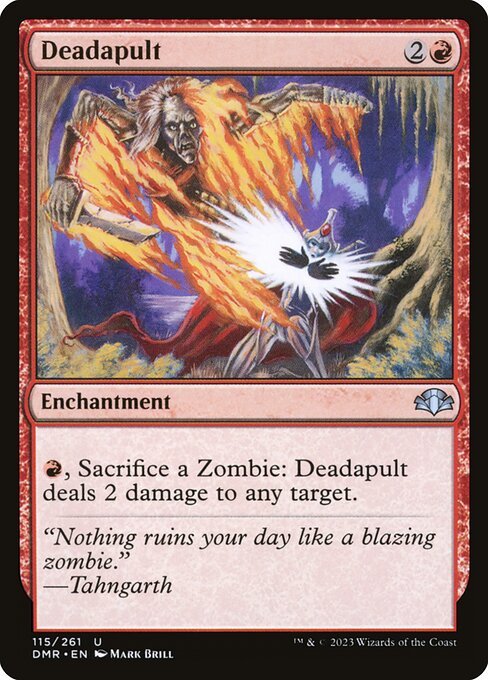 Deadapult card from DMR #115