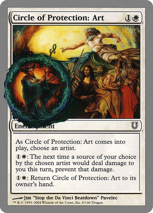 Circle of Protection: Art card from UNH #6