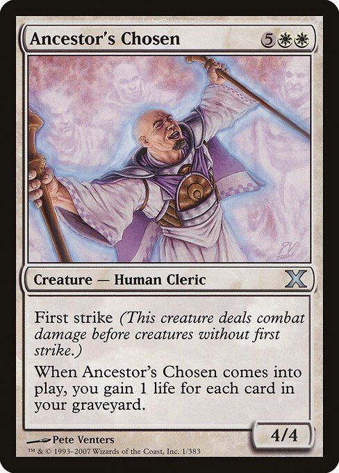 Ancestor's Chosen card from 10E #1