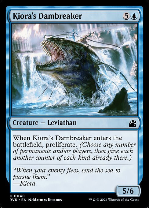 Kiora's Dambreaker card from RVR #48