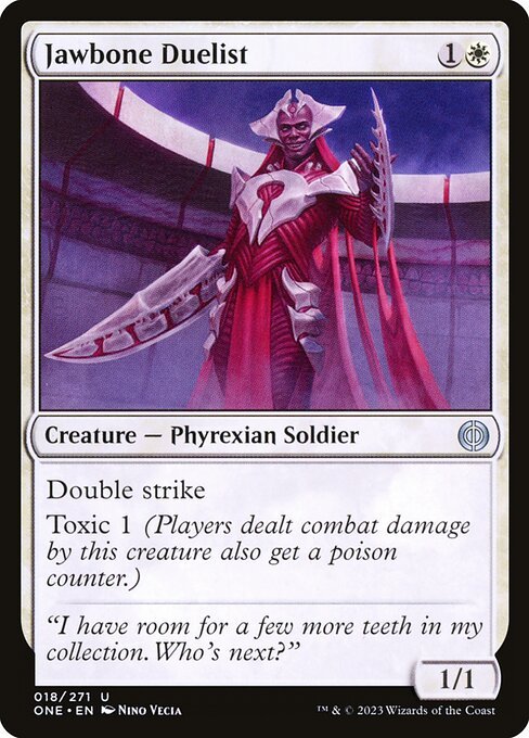 Jawbone Duelist card from ONE #18