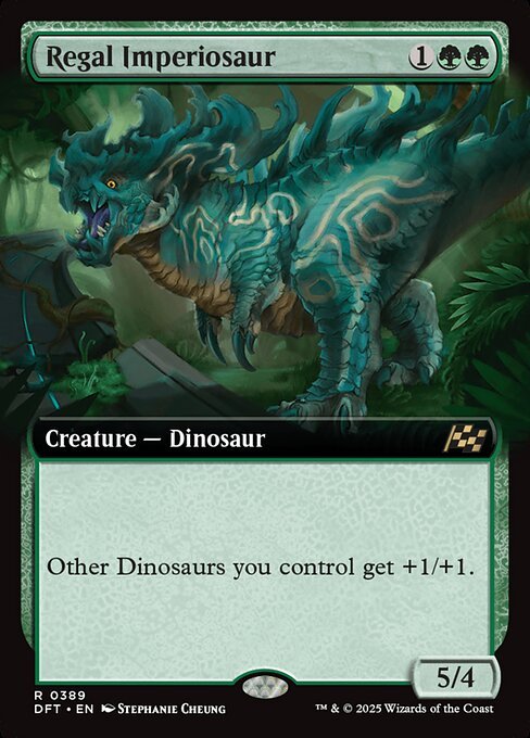 Regal Imperiosaur card from DFT #389