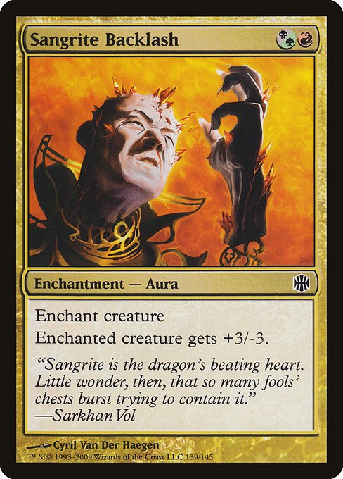 Sangrite Backlash card from ARB #139