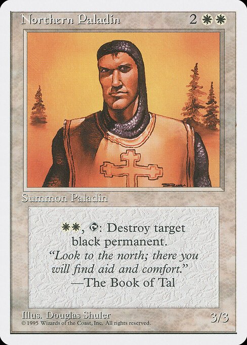 Northern Paladin card from 4ED #product-1861