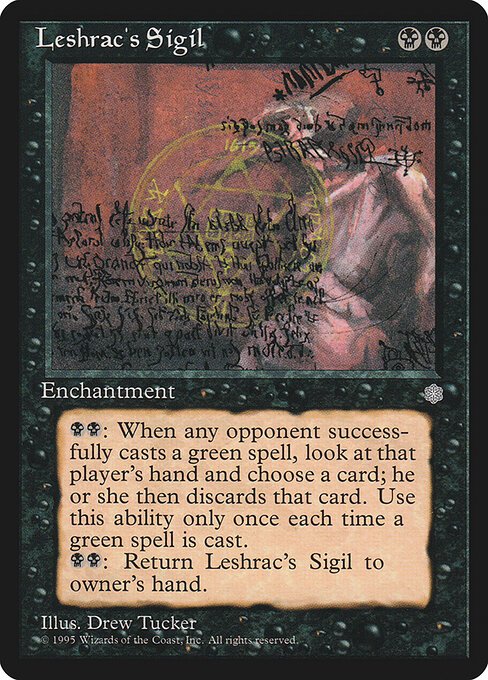 Leshrac's Sigil card from ICE #product-4781