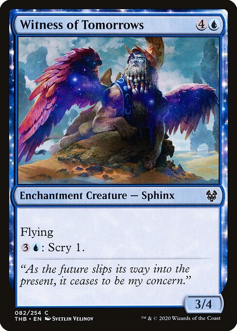 Witness of Tomorrows card from THB #82