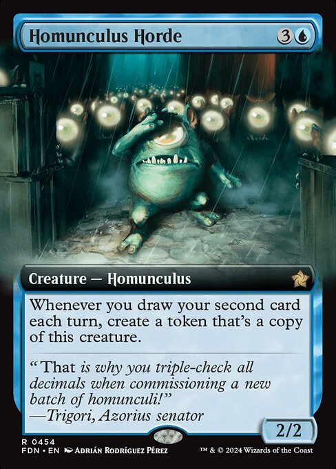 Homunculus Horde card from FDN #454